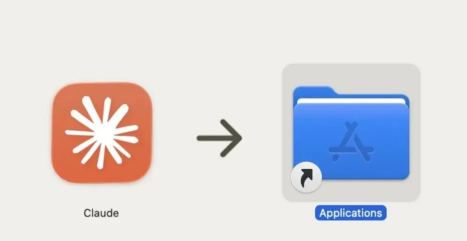 macOS 将 Claude 拖入 Applications